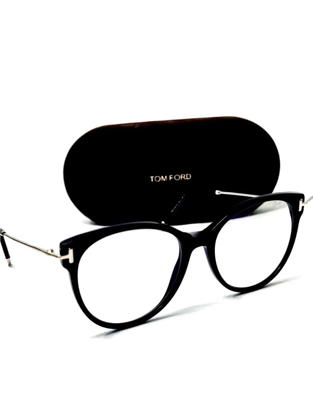NEW TOM FORD TF5770-B 001 Black Women’s Eyeglasses  54-17-140mm B47mm Blue Light